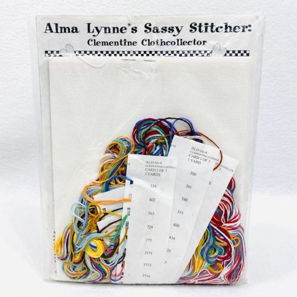 Alma Lynne's Sassy Stitchers Clementine Clothcollector Cross Stitch Kit - New - Picture 4 of 6